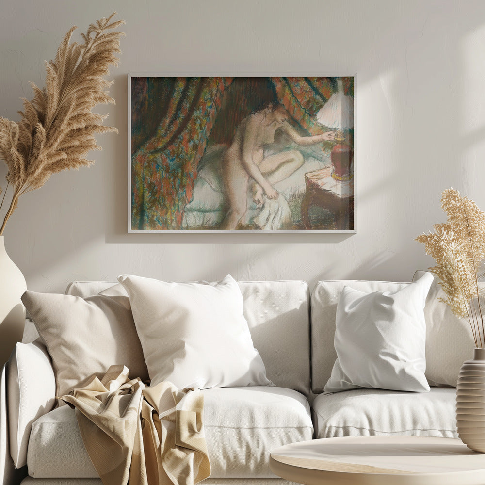Naked Woman In Bed No.2 - Poster / Art Print