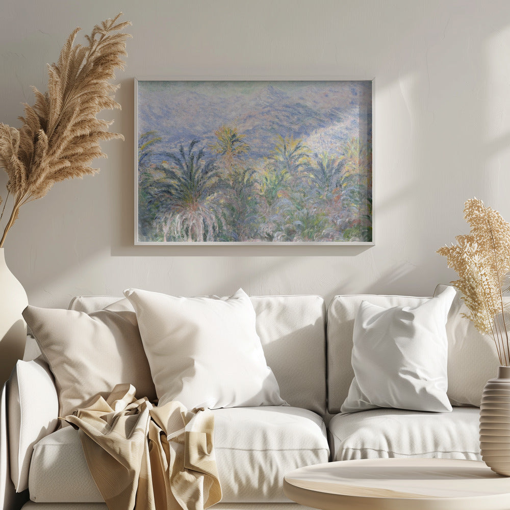Palm Trees At Bordighera (1884) - Poster / Art Print