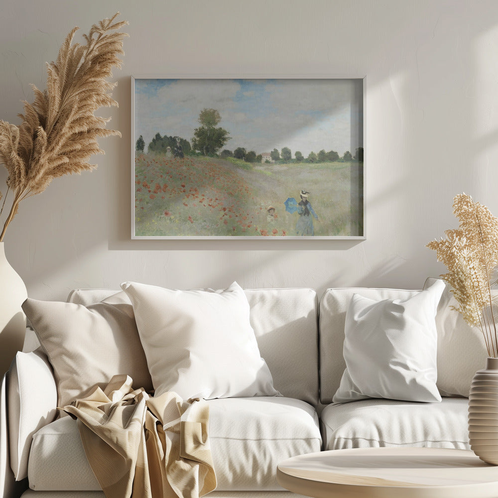 Poppy Field Near Argenteuil (1873) - Poster / Art Print