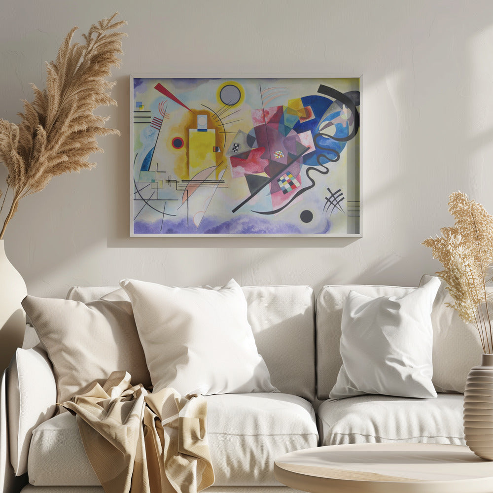 Yellow Red Blue - Poster / Art Print