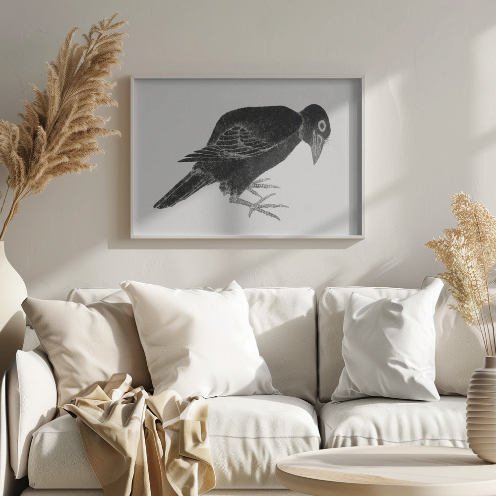 Bird, From Album of Sketches (1814) Vintage Japanese Woodblock Prints - Poster / Art Print