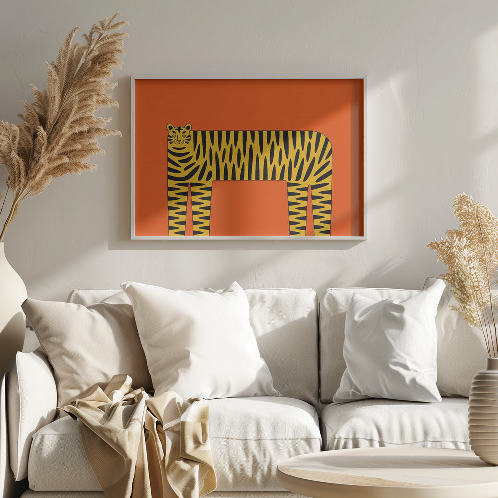 The Abstract Tiger - Poster / Art Print