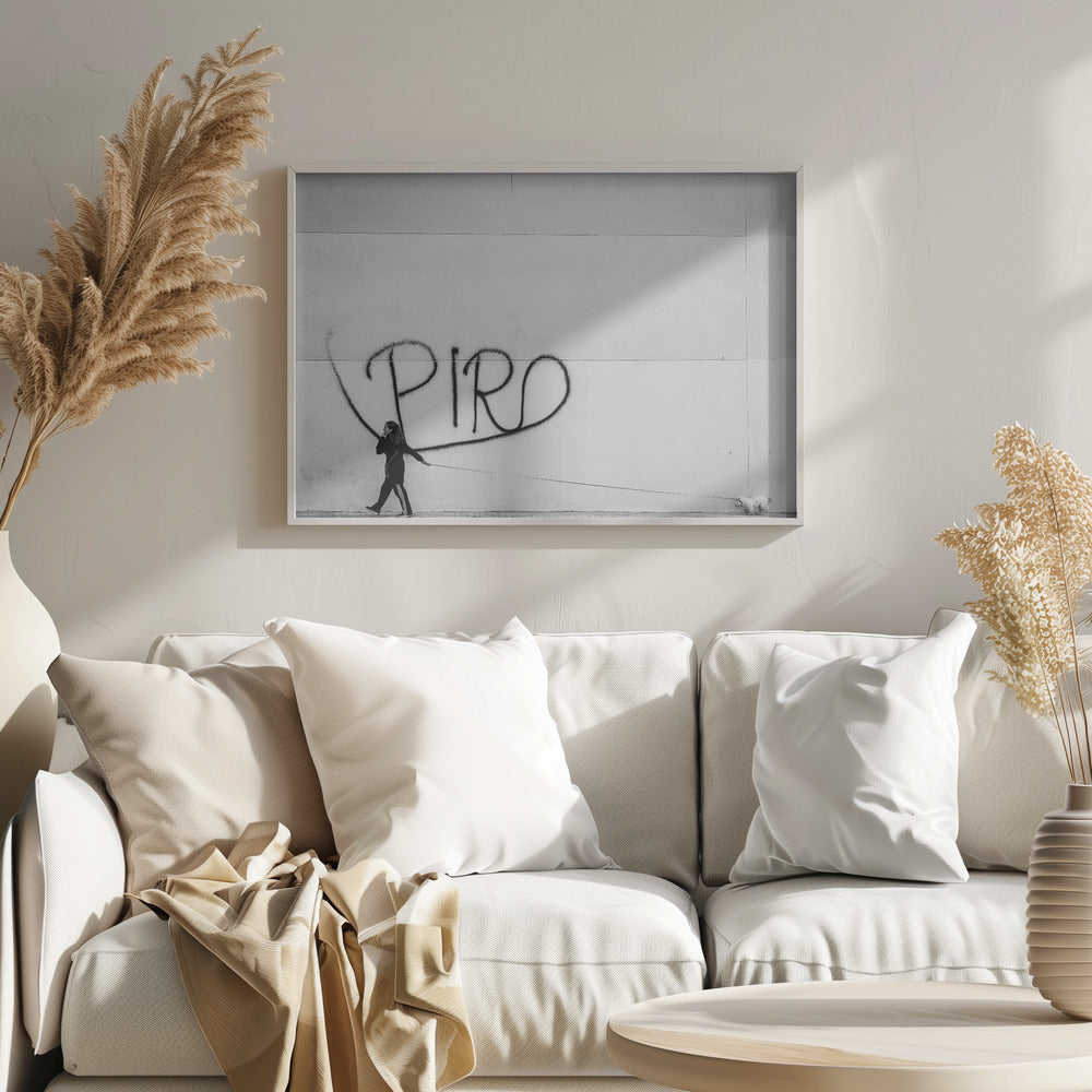 The Lady with the Dog - Poster / Art Print