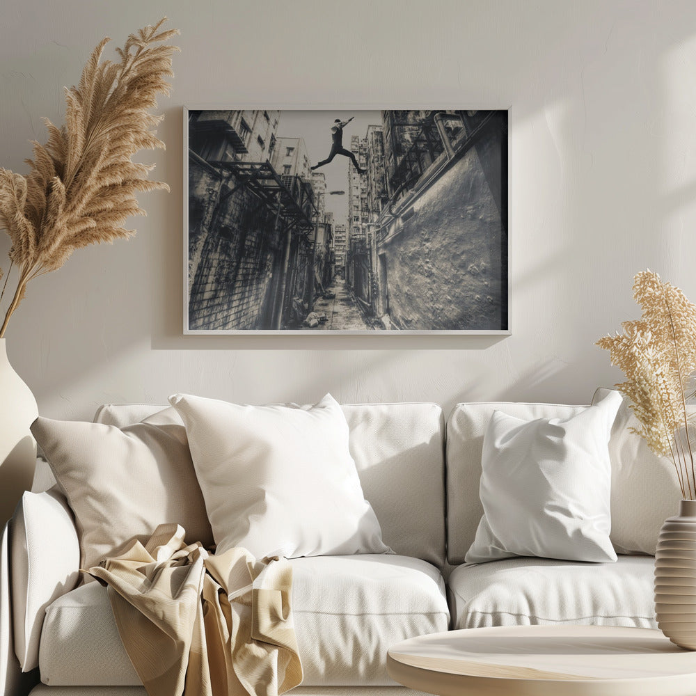 Behind street - Poster / Art Print