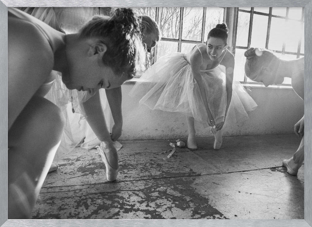 Ballet dancers preparation... - Poster / Art Print