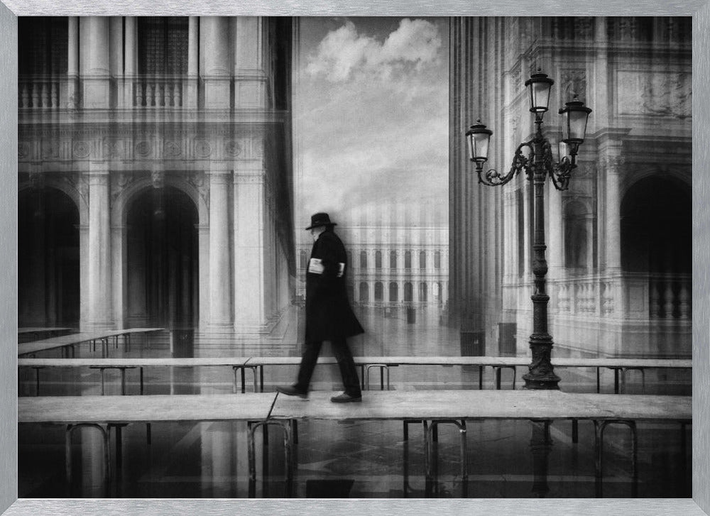 dry footed walk - Poster / Art Print