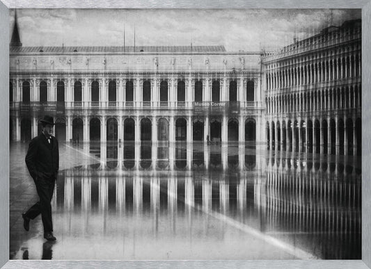 wet feet walk - Poster / Art Print