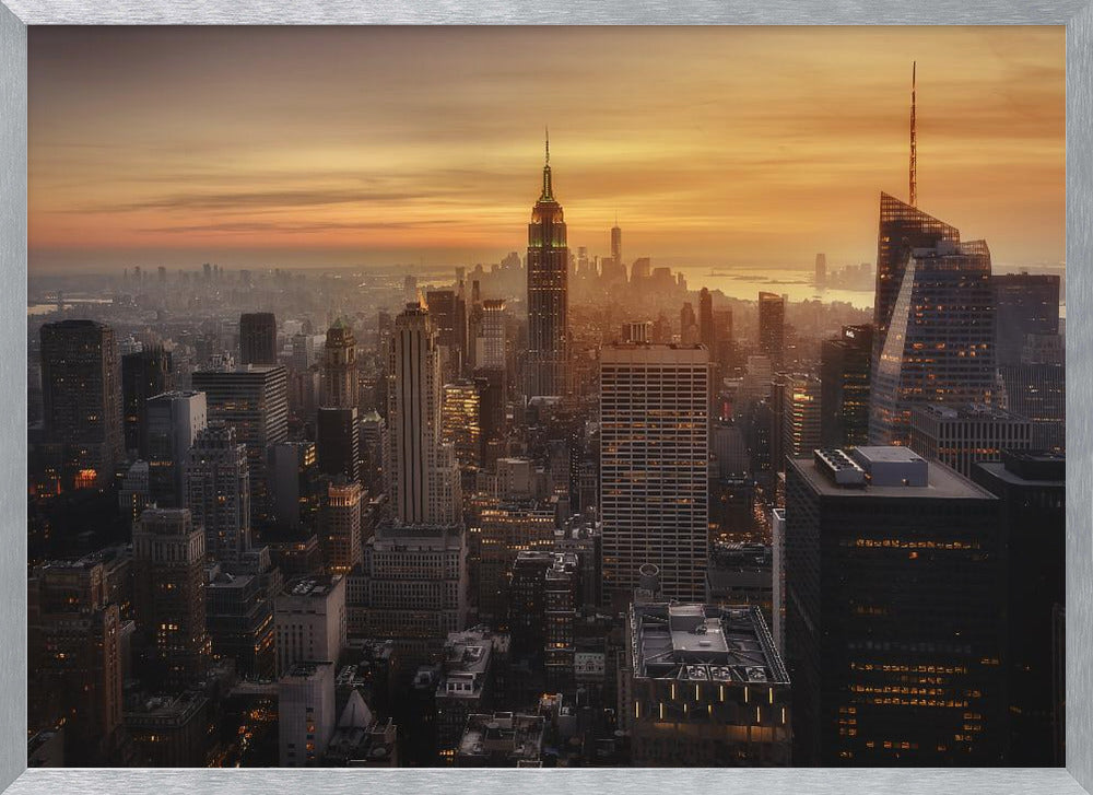 Manhattan's light - Poster / Art Print