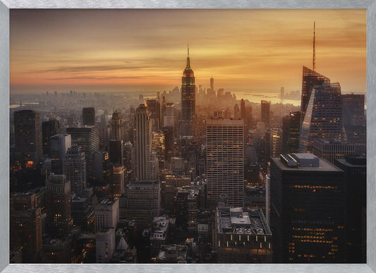 Manhattan's light - Poster / Art Print