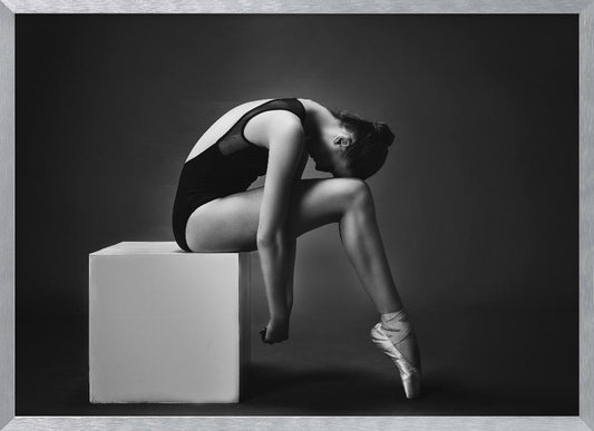 The nymph (the ballerina on the cube) - Poster / Art Print