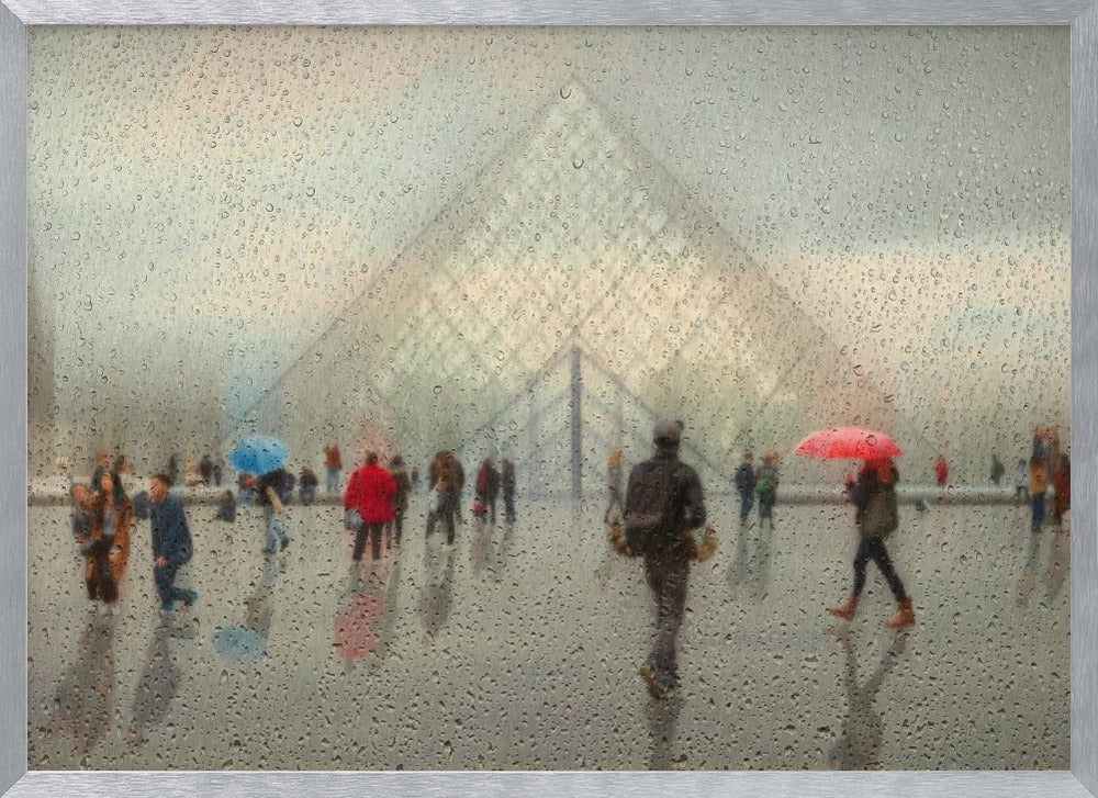 Rain in Paris - Poster / Art Print