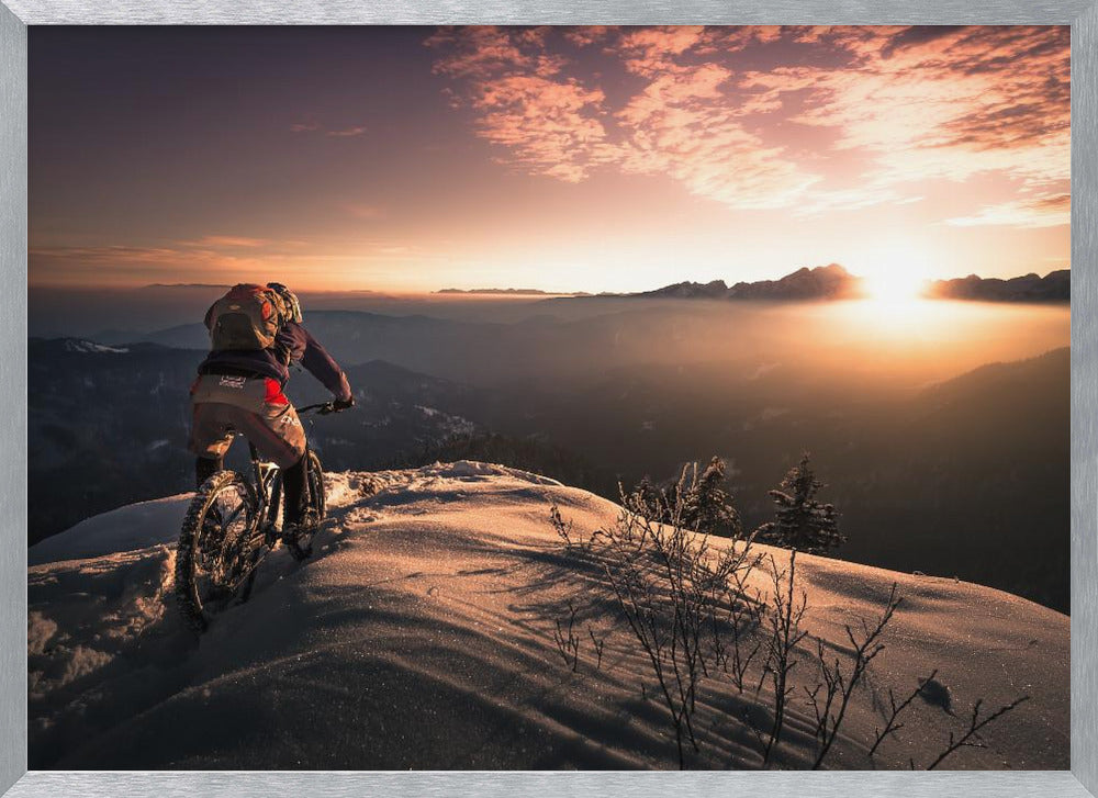 Winter shredding - Poster / Art Print