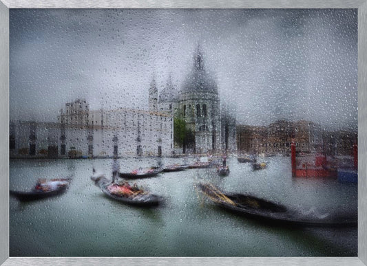 It was raining in Venice - Poster / Art Print