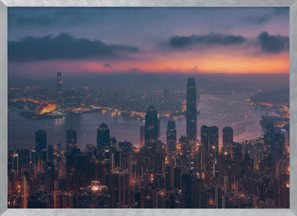 Sunrise Hong Kong - Poster / Art Print