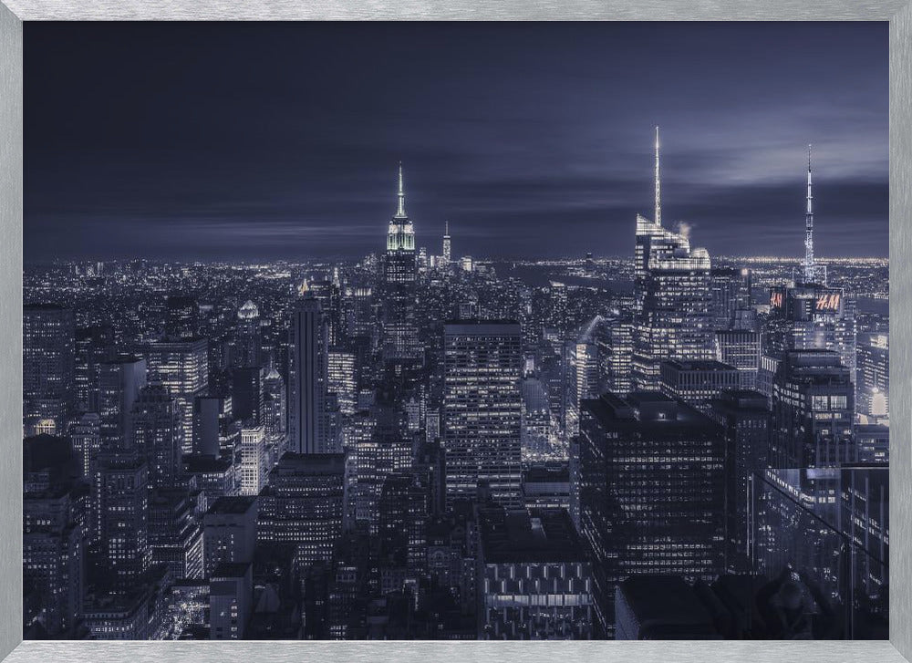 Blue city - Poster / Art Print