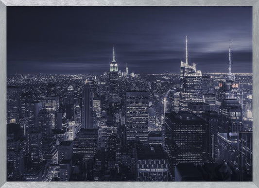 Blue city - Poster / Art Print