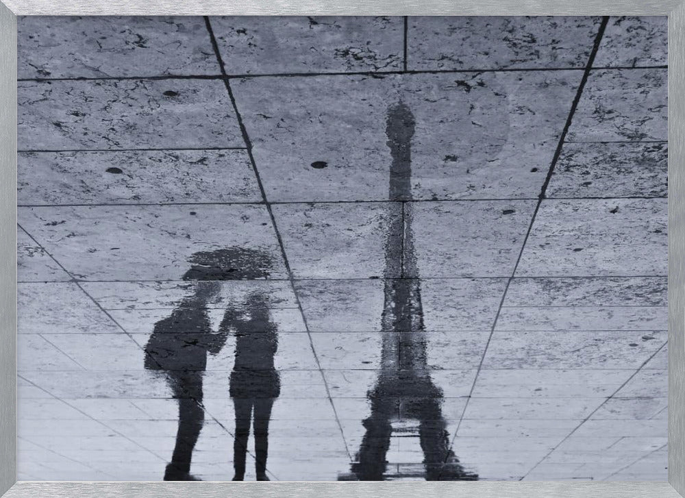 Under the Rain in Paris - Poster / Art Print