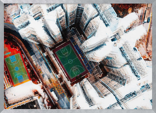 among HK buildings - Poster / Art Print