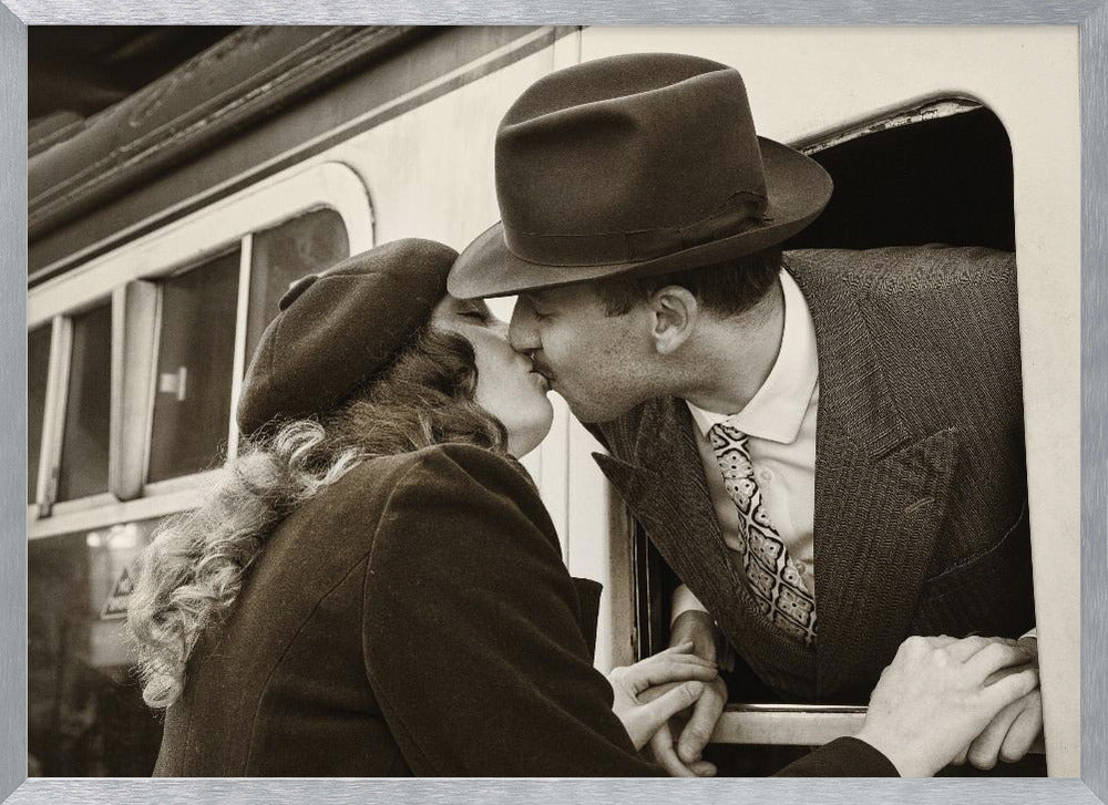 The Goodbye Kiss - Poster / Art Print