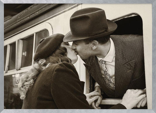 The Goodbye Kiss - Poster / Art Print