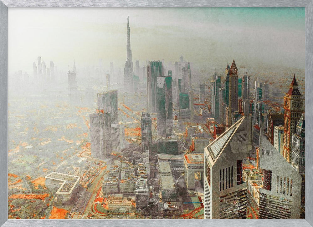 Twin Towers - Dubai - Poster / Art Print