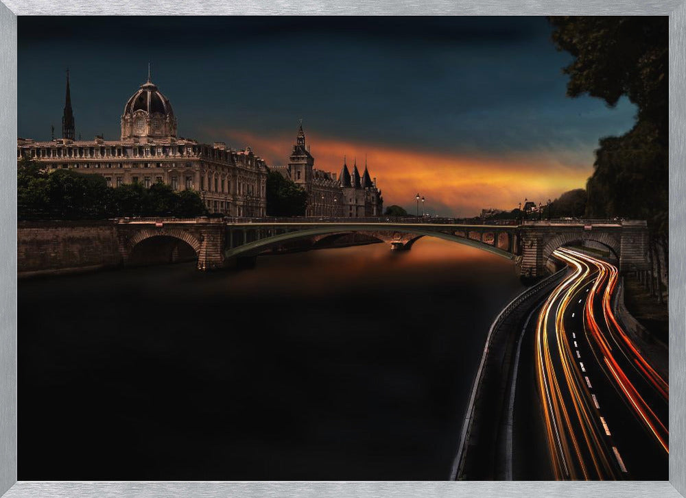 evening at La Concergierie - Poster / Art Print