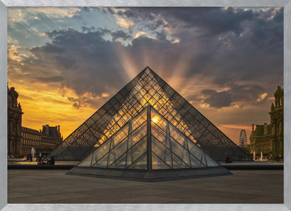 Pirámide del Louvre - Poster / Art Print