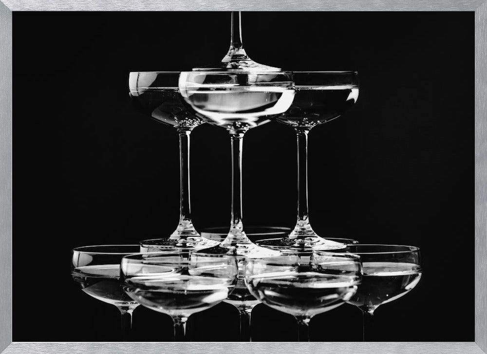Champagne tower_10 - Poster / Art Print