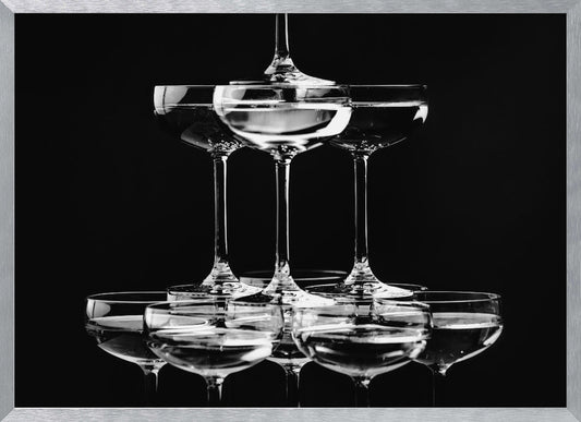 Champagne tower_10 - Poster / Art Print
