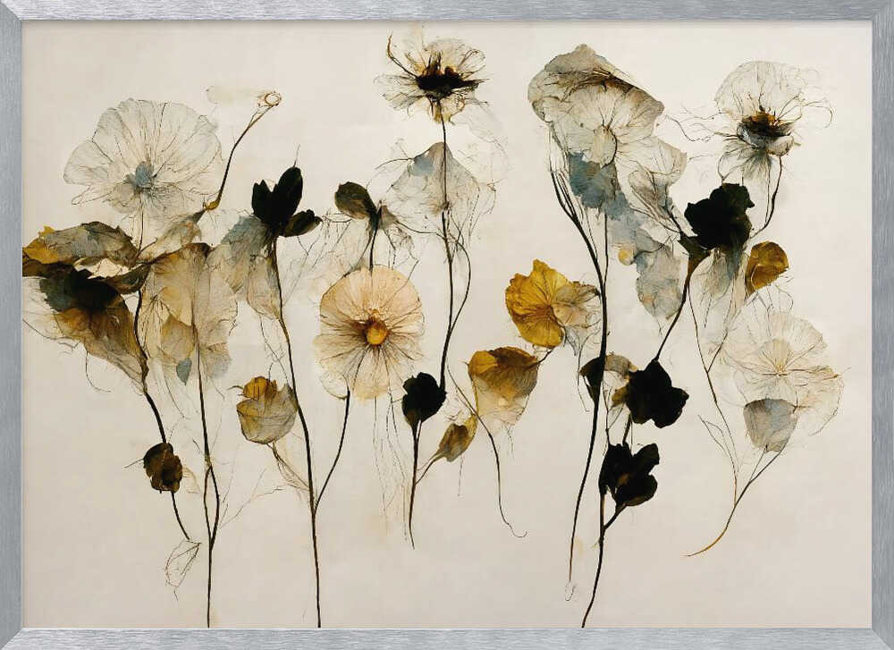 Beautiful Dry Flowers - Poster / Art Print