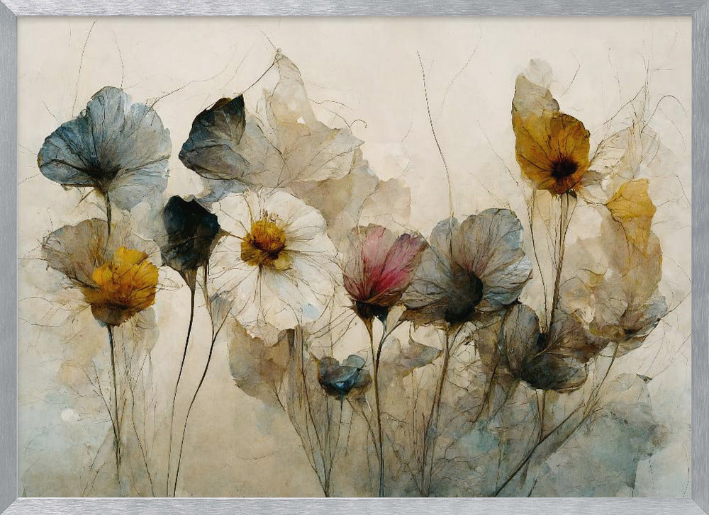 Dry Flower Bouquet - Poster / Art Print