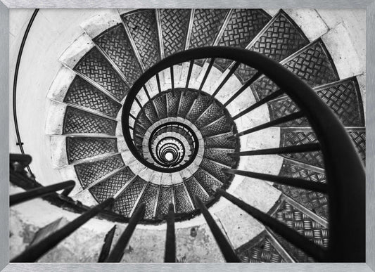 Inside the Arc de triomphe de l'Étoile - Poster / Art Print