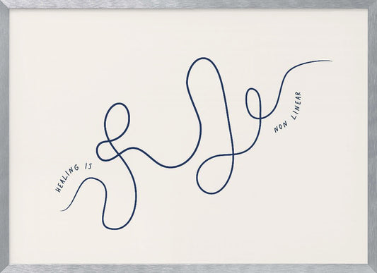 Healing Is Nonlinear - Poster / Art Print