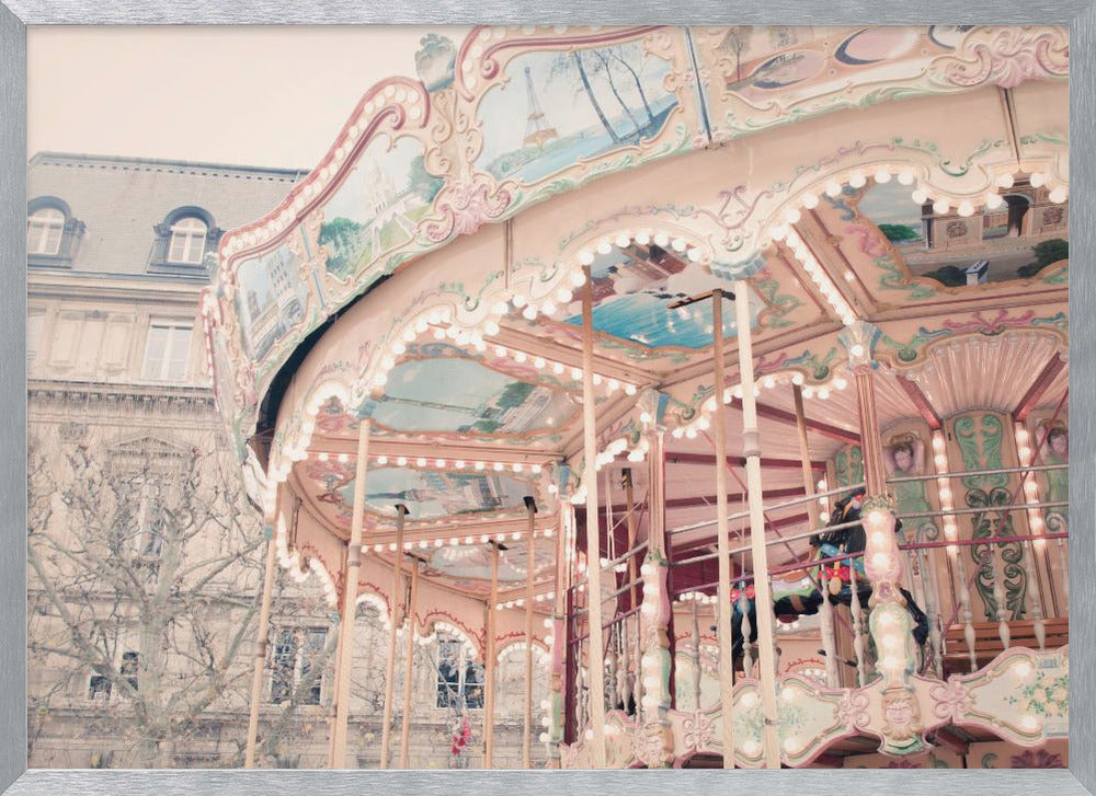 Paris Carousel - Poster / Art Print