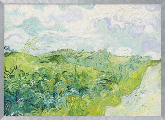 Green Wheat Fields, Auvers (1890) By Vincent Van Gogh - Poster / Art Print