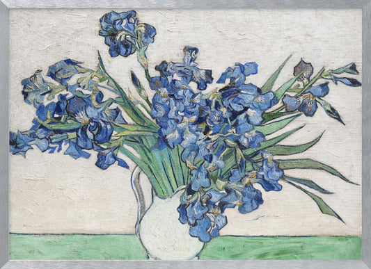Vincent Van Gogh's Irises (1890). - Poster / Art Print