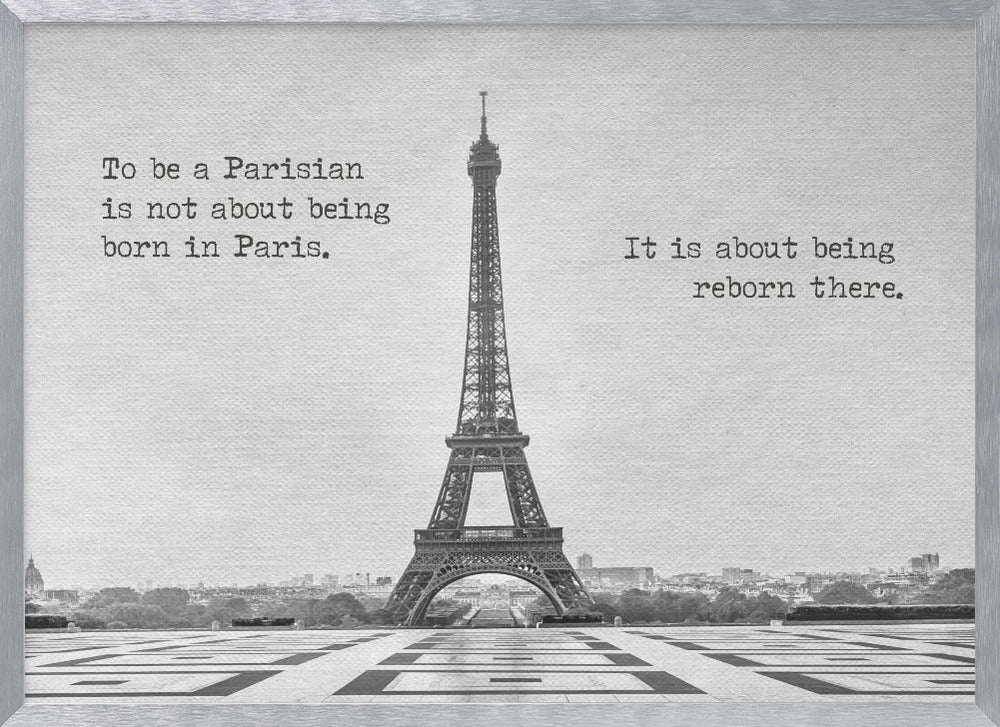 Reborn in Paris - Poster / Art Print
