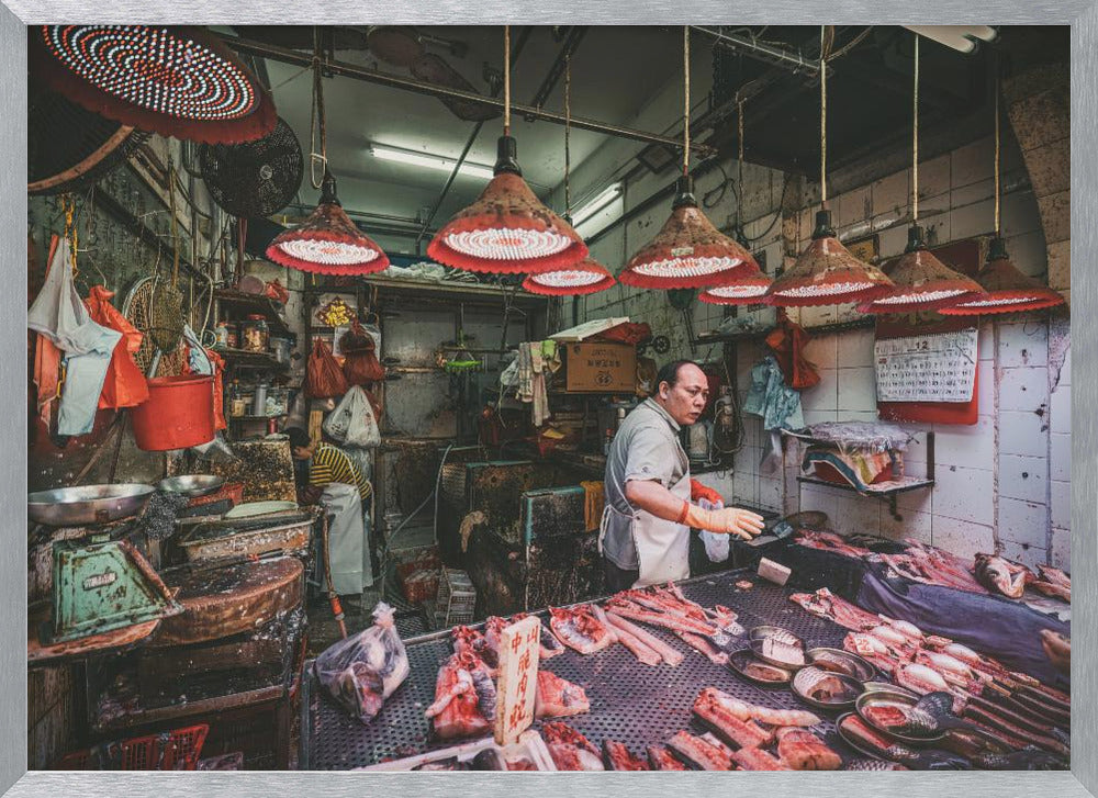 Fishmonger of HK - Poster / Art Print