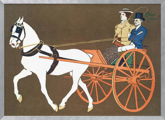 Women In Carriage (ca. 1890–1907) - Poster / Art Print