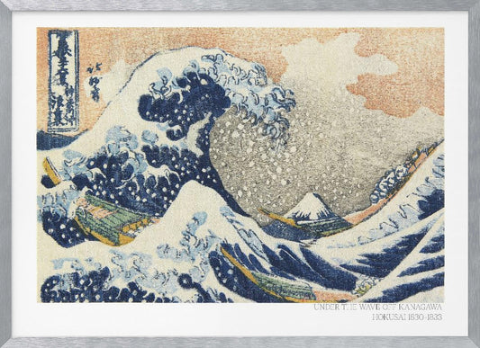 Hokusai's Under the Wave Off Kanagawa (1830 1833) - Poster / Art Print
