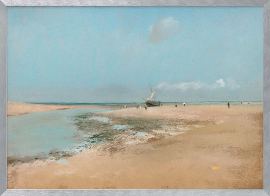 Beach At Low Tide - Poster / Art Print