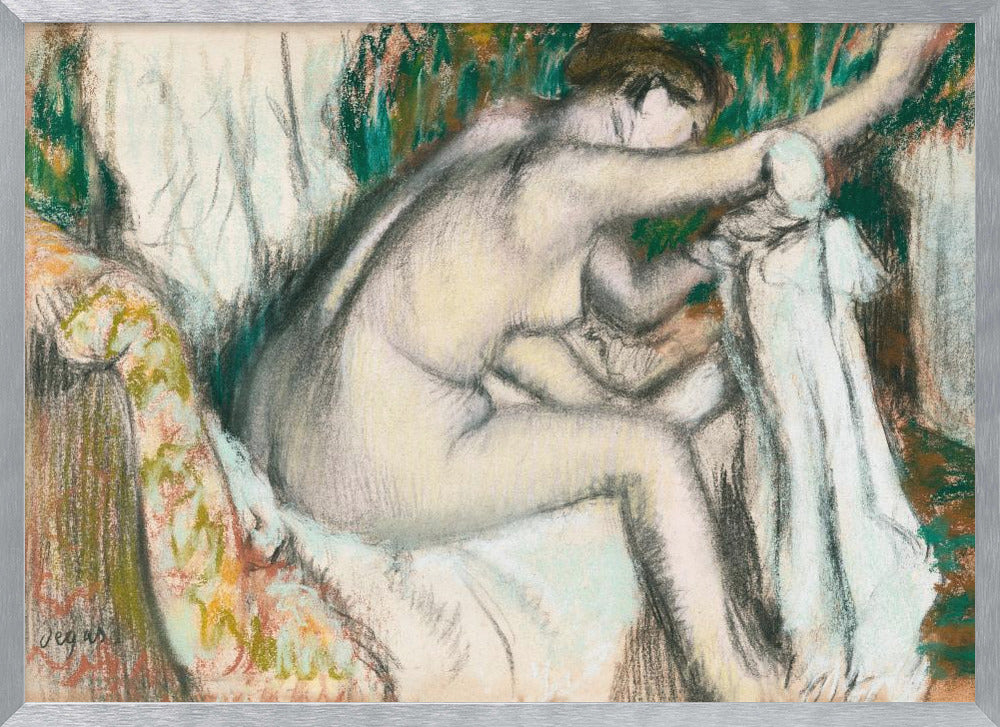 Woman Drying Her Arm No.2 - Poster / Art Print