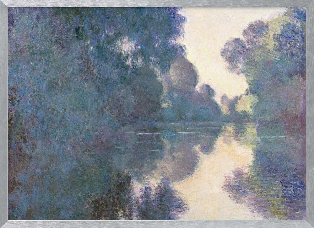 Morning On the Seine Near Giverny (1897) By Claude Monet - Poster / Art Print