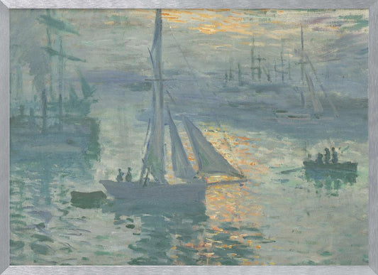 Sunrise (1873) By Claude Monet - Poster / Art Print