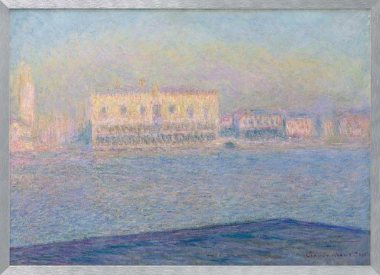 The Doge's Palace Seen From San Giorgio Maggiore (1908) By Claude Monet - Poster / Art Print