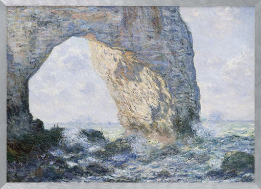 The Manneporte (Étretat) (1883) - Poster / Art Print