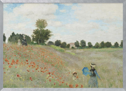 Poppy Field Near Argenteuil (1873) - Poster / Art Print