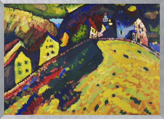 Houses At Murnau (1909) - Poster / Art Print