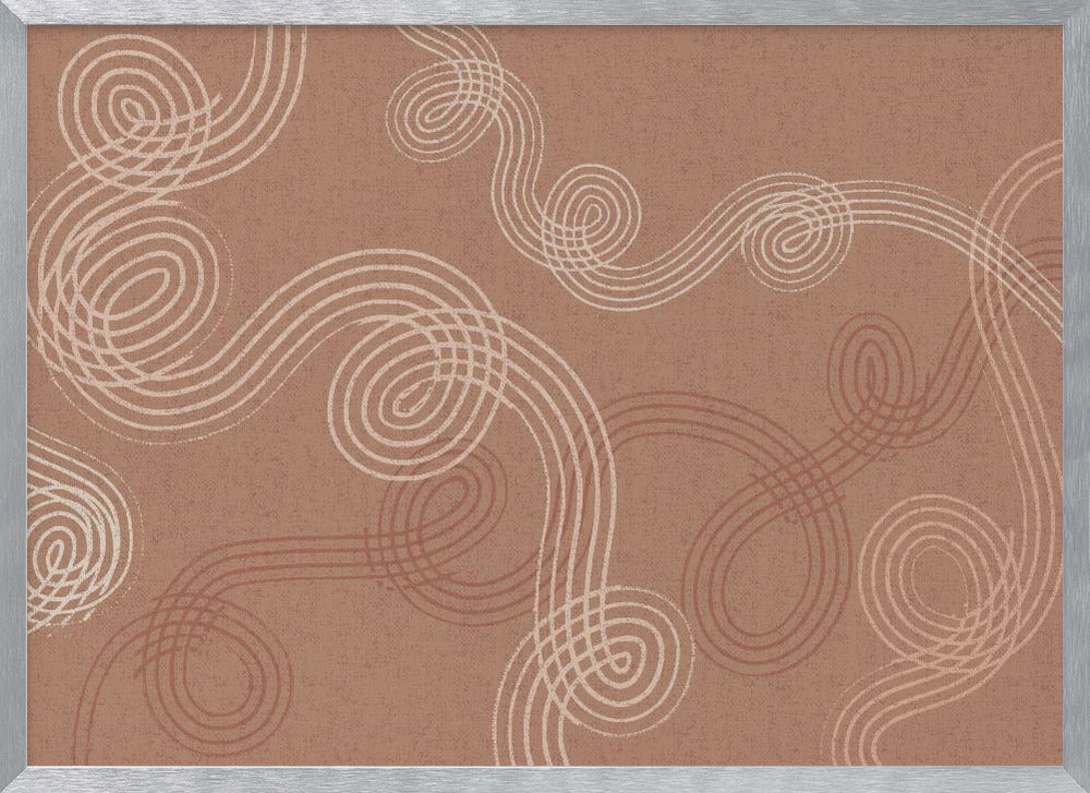 calming essentials loops Mocha Mousse - Poster / Art Print