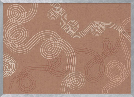 calming essentials loops Mocha Mousse - Poster / Art Print